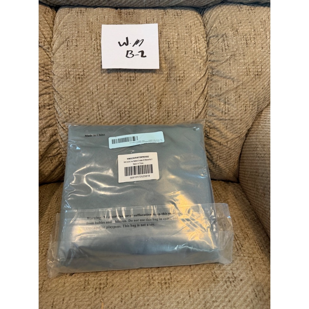OVZME Ava Blackout Curtains Set of 2 Mineral Blue 40x72 WMOZAVA4072RPMINS2